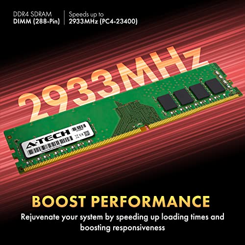 A-Tech 16GB キット (2x8GB) RAM ASUS ExpertCenter D7 Tower D700TA デスクトップ用 | DDR4 2933MHz PC4-23400 DIMM 1.2V 288ピン ノンECC UDIMM メモリアップグレード