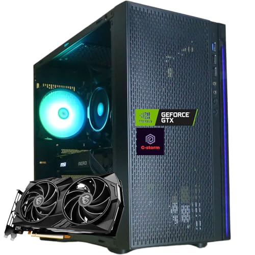 G-Storm ゲーミングPC デスクトップ Ryzen 7 5700X RTX 4060 メモリ16GB SSD1.0TB i3NEO ホワイト GS-455108166