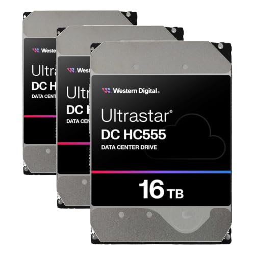 ウエスタンデジタル 【Amazon.co.jp限定】Western Digital ウエスタンデジタル Ultrastar DC HC550 16TB 企業向け 内蔵HDD ハードディスク CMR 3.5インチ SATA 7200rpm OptiNAND 高耐久 5年保証 WUH722016CLE6L4-AJP エコパッケージ 【国内正規代理店】 (× 3)
