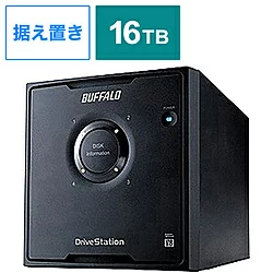 バッファロー BUFFALO(バッファロー） HD-QL16TU3/R5J 外付HDD ［USB3.0・16TB］ 4ドライブモデル/RAID 5対応 HDQL16TU3R5J