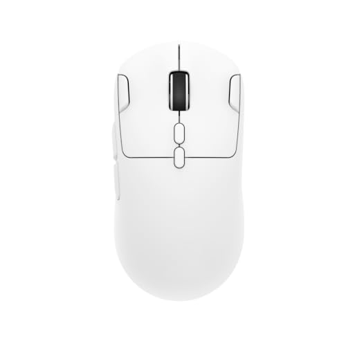 Luocute 軽量ゲーミングマウス トリプルモード ワイヤレス 多機能 ゲーマー向け パソコン用 (白) Luyc4s7mvh0k-12