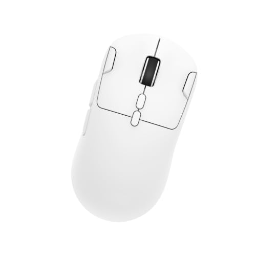 Vbestlife トライモード ワイヤレス ゲーミング マウス、6 レベル DPI 24000、10 ボタン (白) Vbqnf8ih15ob-12