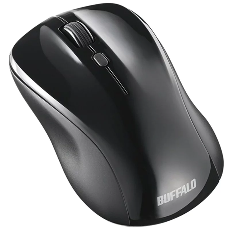 バッファロー 【2026年06月11日発売予定】BUFFALO マウス 静音 ［BlueLED / 無線(ワイヤレス) / 3ボタン / Bluetooth］ ブラック BSMBB110BK