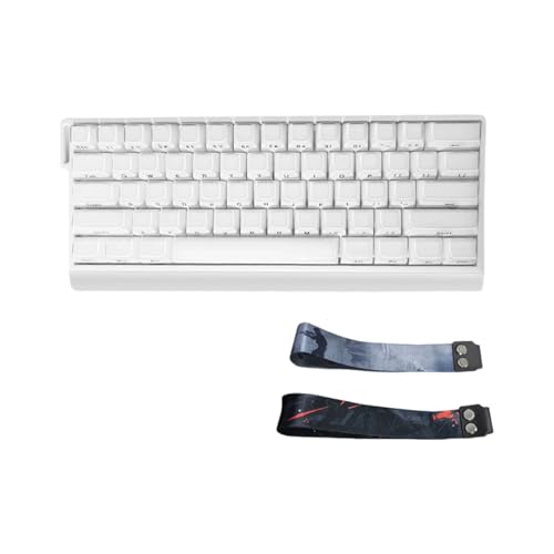 ZYHARUKO アルミニウム 61Key ゲーミング キーボード、迅速にスイッチスペース節約 RGB イルミネーション高速応答ゲーミング キーボード