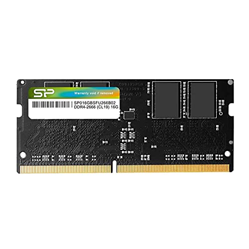 SP Silicon Power シリコンパワー ノートPC用メモリ DDR4-2666(PC4-21300) 16GB×1枚 260Pin 1.2V CL19 Mac対応 SP016GBSFU266B02