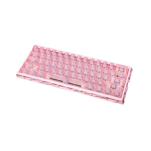 NLAIOUSL ゲーミングキーボードフルアルミニウム中空フレームスイッチプログラマブルカラーバックライト付きコード接続ゲーミングキーボード