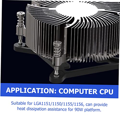 CIYODO アルミヒートシンクcpuファン 12cm 軽量 静音 取り外し可能 Lga1151/1150/1155/1156対応 6X46VO455W4NAWUJOH042HY