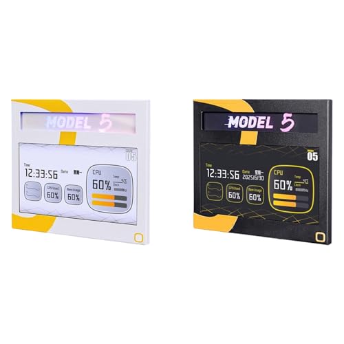 LORYEANM Modding Essential 7 インチ IPS ディスプレイ モニター パネル (解像度 1024x600 および USB 接続付き) ケースコンピュータケースアクセサリー LCD パネル