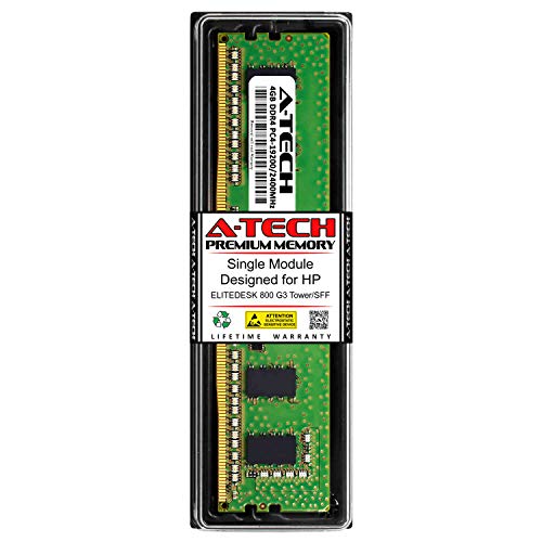 A-Tech 4GB RAM HP ELITEDESK 800 G3 タワー/SFF用 | DDR4 2400MHz DIMM PC4-19200 288ピン Non-ECC UDIMM メモリー アップグレードモジュール AOB725