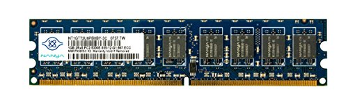 Nanya 1 GB pc2 – 5300 2rx8メモリモジュールnt1gt72u8pb0by-3 C