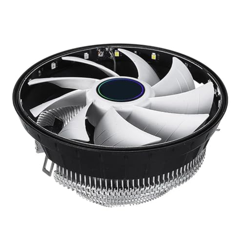 ULTECHNOVO CPU空冷クーラー 冷却ファン ラジエーターファン ヒートシンクファン RGBヒートシンクファン アルミニウム製 LGA775/115X対応 22KBC16