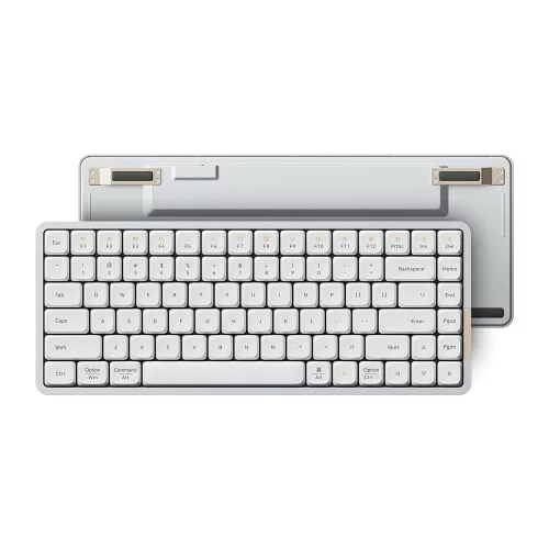 Lofree FLOW ロープロファイルメカニカルキーボード 英語配列 シルバーホワイト 標準装備キースイッチ GHOST(リニア) 技適認証取得