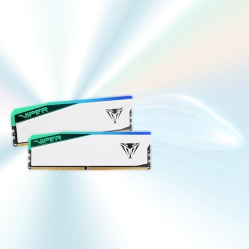 ドスパラセレクト Patriot Viper Elite 5 RGB DDR5 RAM 32GB (1X32GB) 5600MT/s CL38 1.35v UDIMM デスクトップゲーミングメモリ Intel XMP/AMD Expo対応 - PVER532G56C38W