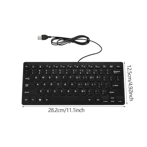 Yunmeryker PC用コンパクトUSBキーボード英語標準バージョン