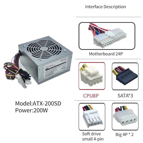 Zonphyr ゲーミング電源 300SD 200SD 200W / 250W / 300W / 350W 耐久コーティング電源