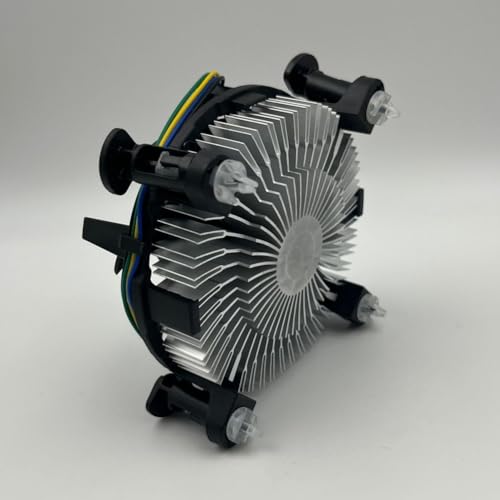 Chedgah CPU 冷却ファン ラジエーター ヒートシンク、2400 RPM 油圧式、LGA 775 1150 1155 1156 1151 対応、最適なゲームパフォーマンス CPU LGA775