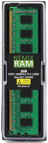 NEMIXRAM NEMIX RAM 2GB DDR3-1600 PC3-12800 交換用 DELL SNP3X41TC/2G A8733210