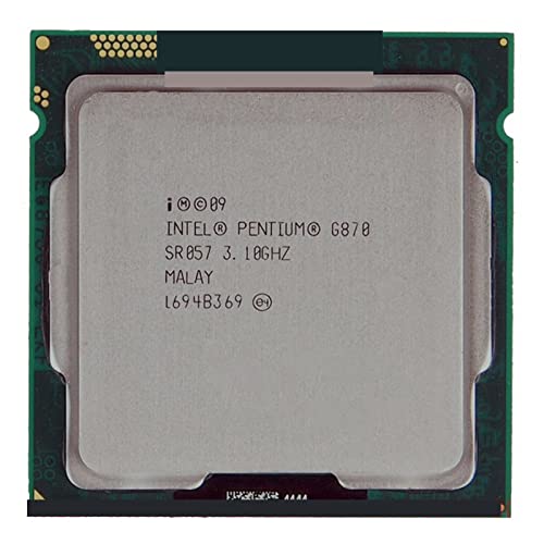 Intel CPU P G870 Prosesor 3.10 GHz 3 M デュアルコア ソケット 1155 無料 Pengiriman Cepat Kapal
