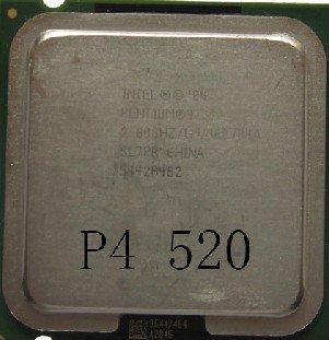 Intel インテルペンティアム4 520 sl7j5 2.8GHz/ 1メガバイト/ 800fsb sockel /ソケットLGA775プレスコットPC-CPU LYSB00DZFPAJS-CMPTRACCS