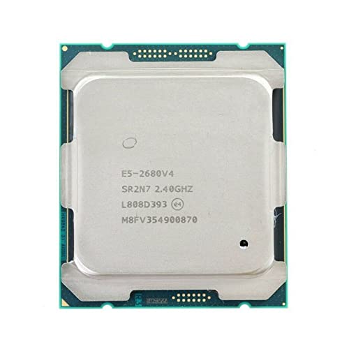 Intel EWKYLSEM CPU E5 2680 V4 CPUプロセッサー 14 c 2.40GHZ 35MB L3キャッシュ 120W SR2N7 LGA 2011-3。