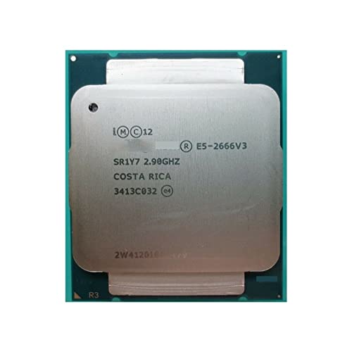 Intel E5 2666 V3 プロセッサ SR1Y7 2.9Ghz 10 コア 135W ソケット LGA 2011-3 CPU E5 2666V3 サーバー用