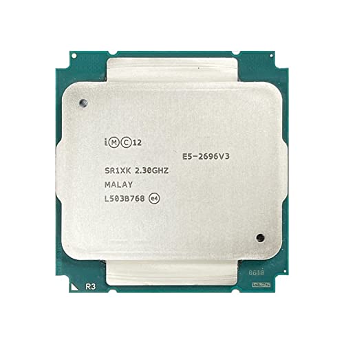 Intel EWKYLSEM CPU E5-2696 V3 E5 2696v3 E5 2696 V3 2.3 GHz 18コア 20-36-スレッド 45MB 135W CPUプロセッサー LGA 2011-3。