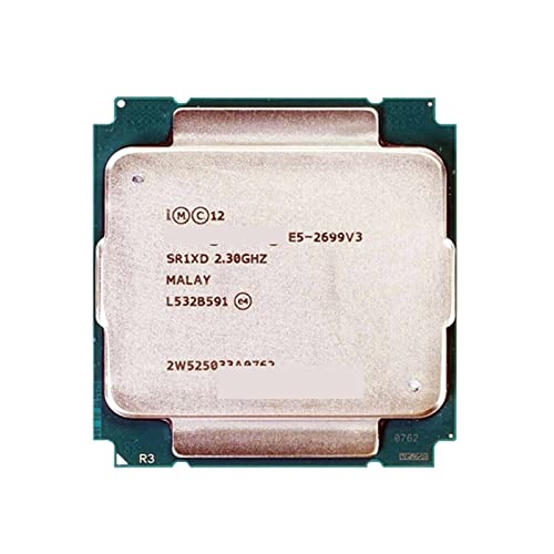 Intel CPU E5-2699 V3 E5 2699v3 E5 2699 V3 2.3 GHz 18コア 36スレッド 30MB 145W CPUプロセッサー LGA 2011-3。