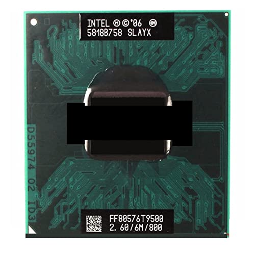 Intel CPU c 2 Duo T9500 CPU (6M キャッシュ、2.60 GHz、800 MHz、2コア) ラップトッププロセッサ