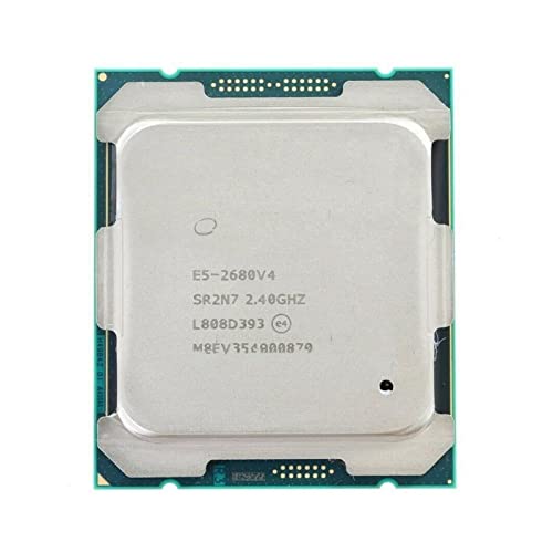 Intel E5 2680 V4 CPUプロセッサ14コア2.40GHz 35MB L3キャッシュ120W SR2N7