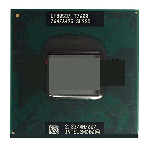 Intel c 2 Duo T7600 CPU ソケット 479 (4M キャッシュ/2.33GHz/667 MHz/デュアルコア) ラップトップ プロセッサ
