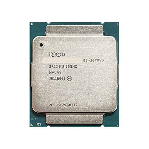 Intel E5-2670V3 E5 2670v3 2670 V3 2.3 GHz 12 コア 24 スレッド CPU プロセッサ 30M 120W LGA 2011-3