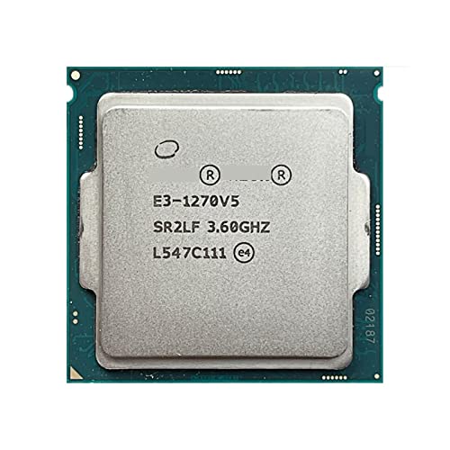 Intel EWKYLSEM CPU E3-1270 V5 E3 1270v5 E3 1270 V5 3.6 GHz クアッドコア 8スレッドCPUプロセッサー 80W LGA 1151。