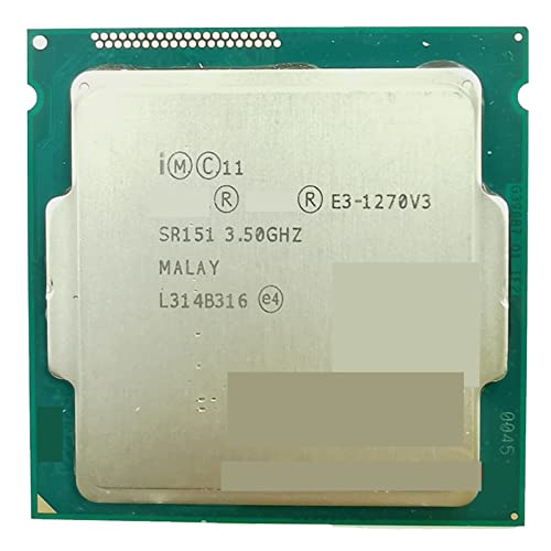 Intel EWKYLSEM CPU E3-1270 V3 E3 1270 V3 E3 1270v3 3.5 GHz クアッドコア 8スレッドCPUプロセッサー L2=1M L3=8M 80W LGA 1150。