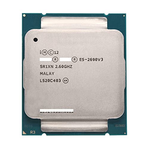 Intel E5 2690 V3 E5 2690V3 E5-2690V3 プロセッサ 2.6Ghz 12 コア 30MB ソケット LGA 2011-3 CPU 適切な X99 マザーボード