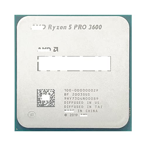 Apple Pro 3600 R5 Pro 3600 3.6 gHz Six-Core Twelve-Thread CPUプロセッサ7NM 65W L3 = 32M 100-000000029ソケットAM4