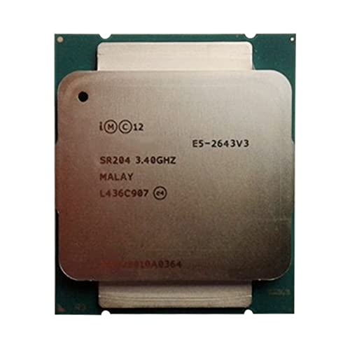 Intel E5 2643 V3プロセッサ3.4 GHz Six-Core Twelve-Thread CPU 20M 135W LGA 2011-3