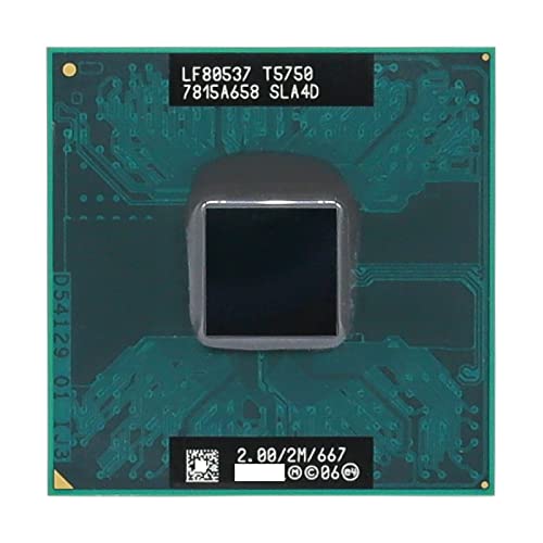 Intel 3PC CPU ラップトップ コア 2 デュオ T5750 CPU 2M キャッシュ/2.0GHz/667/デュアルコア ソケット P ラップトップ プロセッサ