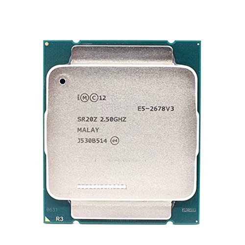Intel E5 2678 V3 CPU 2.5g仕える LGA 2011-3 2678V3 PCx99マザーボード用のデスクトッププロセッサ