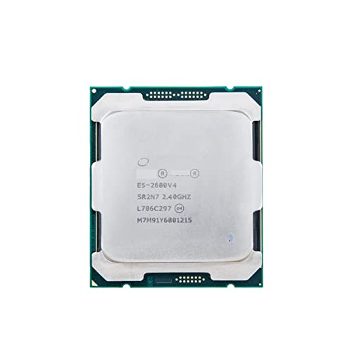 Intel プロセッサ E5-2680 V4 E5 2680 V4 CPU 2.4GHz LGA 2011-3 SR2N7 14 コア デスクトップ プロセッサ E5 2680V4