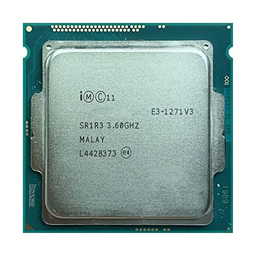 Intel EWKYLSEM CPU E3-1271 V3 E3 1271 V3 E3 1271v3 3.6 GHz クアッドコア 8スレッドCPUプロセッサー L2=1M L3=8M 80W LGA 1150。