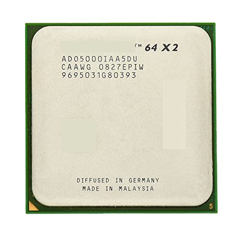 AMD 64 X2 5000+ デュアルコア 2.2Ghz 1M 1000MHZ ソケット Am2 940 ピン CPU プロセッサー