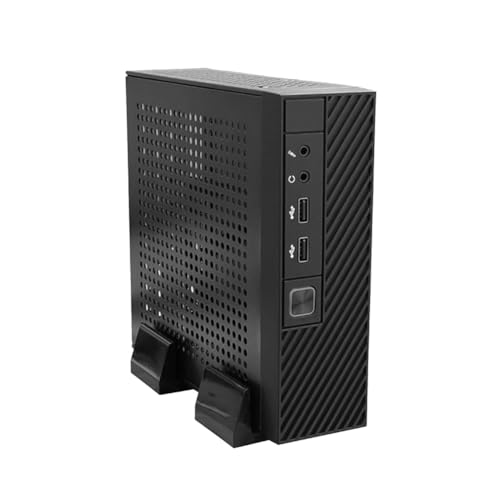 Eoutegn M06 ミニ デスクトップ MINI-ITX PC シャーシ フット スタンド付き多用途かつ効率的な産業用コントロール 耐久性があり使いやすい
