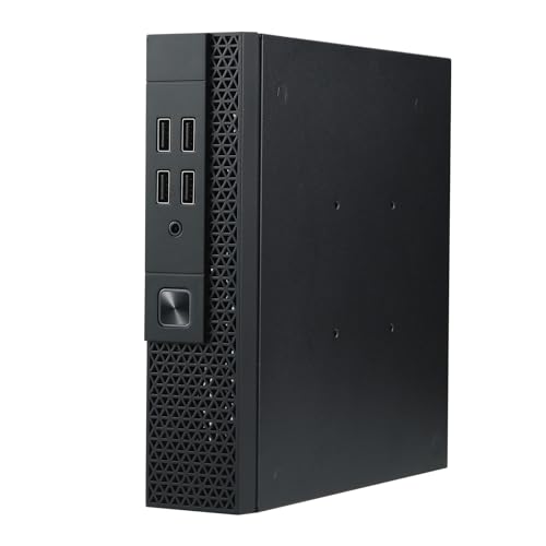 LckCryspho TX07 ITX タワー小型シャーシ – ゲームコンピュータやサーバーに最適な合理設計、熱散逸穴付きで安定運用、デスクトップスペース節約、耐久性ある亜鉛めっき鋼板使用
