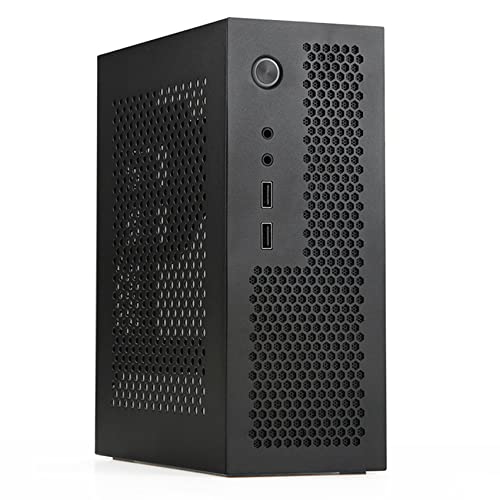 Haiurosh ミニ ITX ゲーミング PC シャーシ デスクトップ シャーシ USB2.0 家庭用 ブラック JP253240902