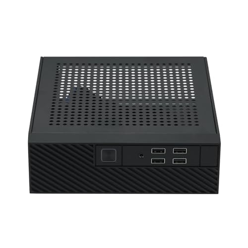 appuivbt ITX HTPC サーバーシャ​​ーシ 4 USB 産業用制御コンピュータ用コンピュータ デスクトップシャーシ