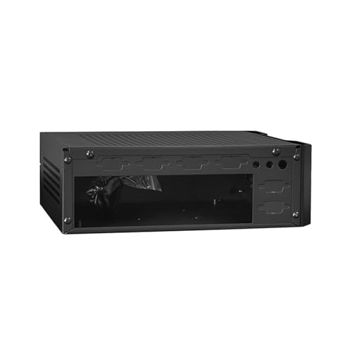 Qisuw MX02スモールPCシャーシスモールITXシャーシHTPC 2.5インソリッドディスクは熱放散と空間節約壁取り付け可能な を強化します
