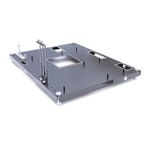 Notiavy PC テスト オープン シャーシ ラック ベンチ オープン フレーム DIY ゲーミング コンピュータ オープン サポート マザーボード (オープン です,銀色です)