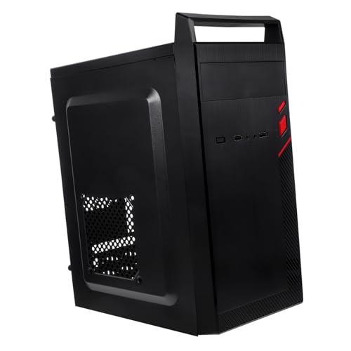 NUOBESTY 黒色SECC素材採用のコンピュータ 持ち運びハンドル USB 2.0パネル ブラック UMPSP18RMQ31W290RYVY4JA