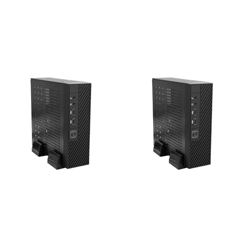 Ceftyopo 2X M06 ミニ デスクトップ MINI-ITX PC シャーシ フット スタンド付き多用途かつ効率的な産業用コントロール