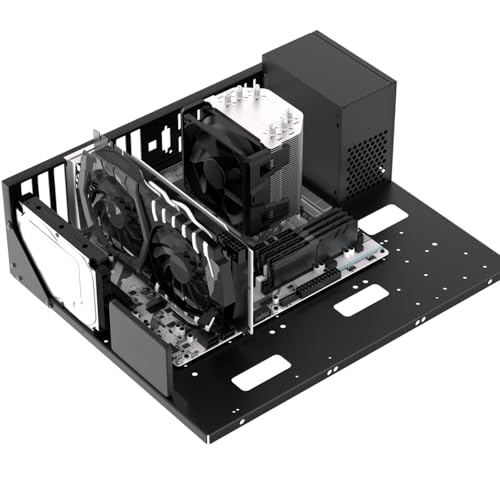 JOYJOM PCテストベンチ、オープンエア 、ATXオープンフレームコンピューターシャーシ、DIY Techbench EATX ATX MATX ITX用 PC077